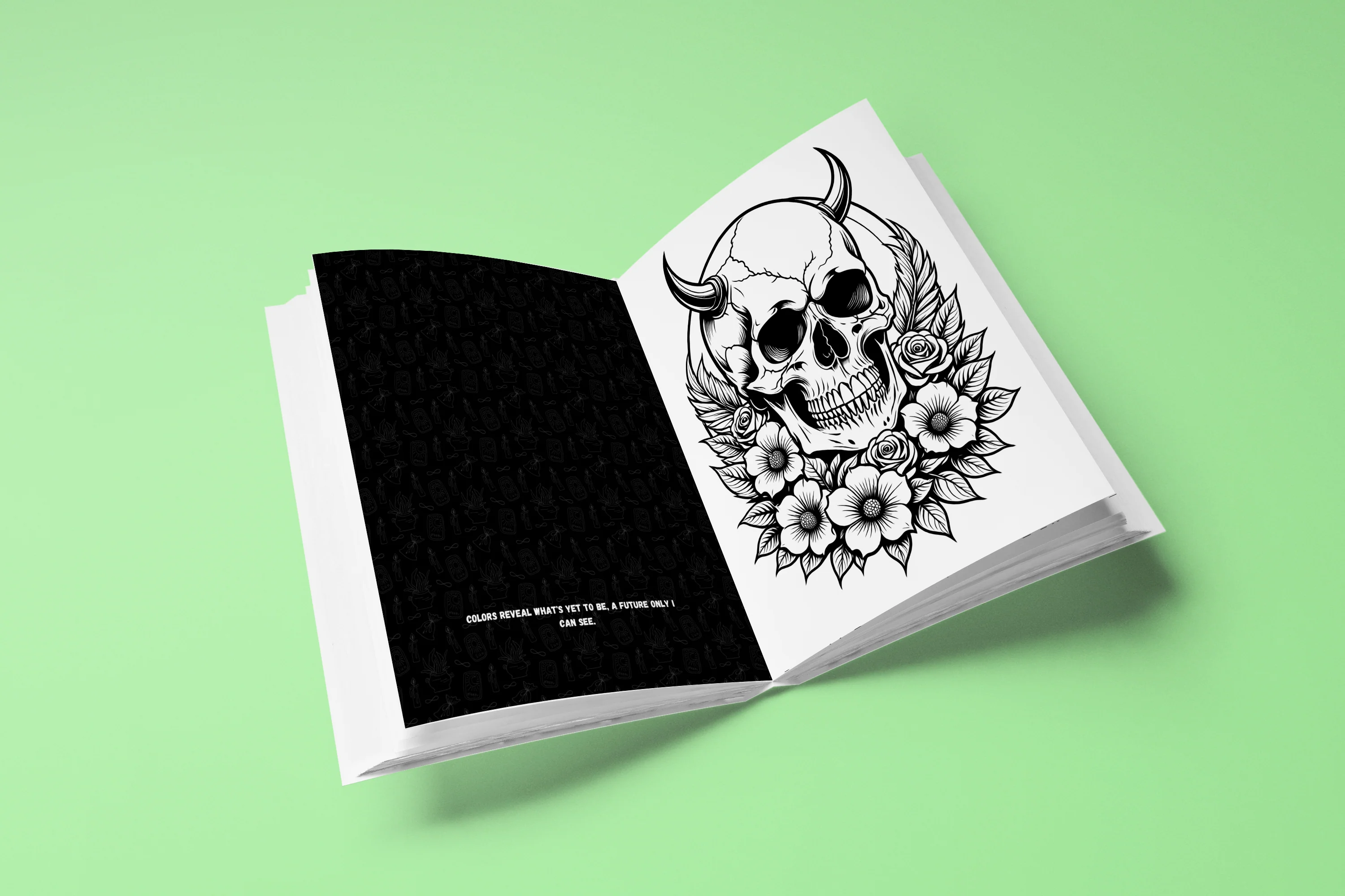 Bewitched by Color – A Coloring Spell Book (Volume I) detail image